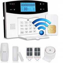 Bộ báo động chống trộm qua Wifi + Sim SmartZ GP05W