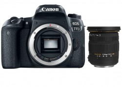Máy ảnh Canon EOS 77D Body + Sigma 17-50mm F2.8 EX DC OS HSM for Canon (nhập khẩu)