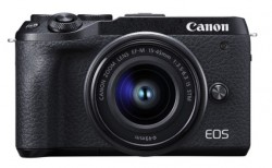 Máy ảnh Canon EOS M6 Mark II Kit EF-M15-45mm F3.5-6.3 IS STM/ Đen