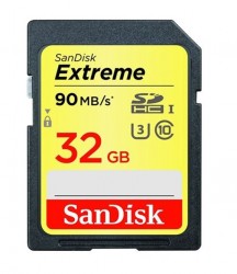 Thẻ nhớ SDHC Sandisk Extreme 32GB 90Mb/s
