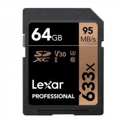 Thẻ Nhớ SDXC Lexar 64GB 95MB/45MB/s (633x)