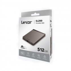 Ổ Cứng Di Động SSD 512GB Lexar Slim LSL200X512G-RNNNG