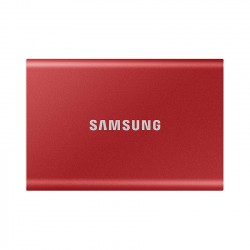 Ổ Cứng Di Động SSD Samsung T7 Portable 1TB 2.5 inch USB 3.2 đỏ (Đọc 1050MB/s - Ghi 1000MB/s)-(MU-PC1T0R/WW)