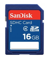 Thẻ nhớ SDHC Sandisk 16GB Class 4
