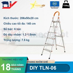Thang nhôm ghế DIY TLN-06