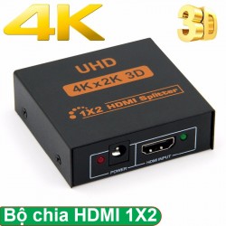 Bộ chia HDMI 1 ra 2 hỗ trợ 4K UHD