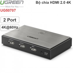 Bộ chia HDMI 2.0 4K60Hz 1 ra 2 UGREEN 50707