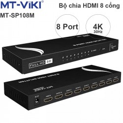 Bộ chia HDMI 8 port V1.4 4K30Hz 3D MT-VIKI MT-SP108M