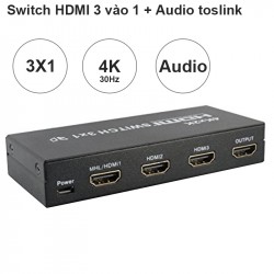 Bộ chuyển mạch HDMI 3 ra 1 có điều khiển