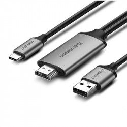 CÁP USB TYPE-C RA HDMI 1.5 MÉT HỖ TRỢ 4K@60HZ UGREEN 50544