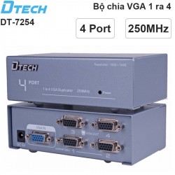 Bộ chia VGA 1 ra 4 250MHz DTECH DT-7254