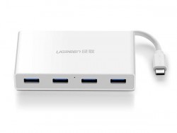 Bộ chia USB TypeC sang 4 cổng USB 3.0 Ugreen