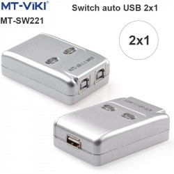 BỘ CHIA SẺ MÁY IN TỰ ĐỘNG BẤM TAY MT-SW221 1 RA 2 CỔNG USB MT-VIKI