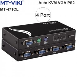 Bộ chuyển mạch Auto KVM Switch 4Port PS2