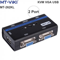 Bộ chuyển mạch Auto USB + VGA KVM switch 2 port