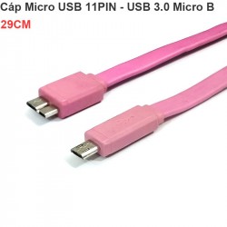 CÁP MICRO USB 11PIN SANG USB 3.0 MICRO B 29CM