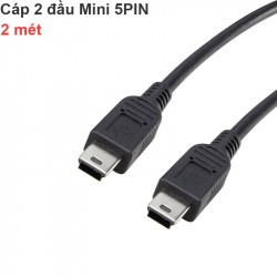 DÂY CÁP USB MINI 5PIN 2 ĐẦU - MINI USB SANG MINI USB 5 PIN 2 MÉT