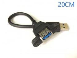 CÁP NỐI DÀI USB 3.0 AM-AF 0.2M 0.6M CÓ TAI BẮT VÍT