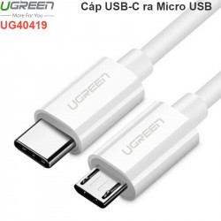 CÁP USB TYPE C RA MICRO USB 1.5 MÉT UGREEN 40418