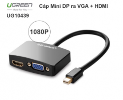  MINI DISPLAYPORT TO VGA + HDMI UGREEN 10439