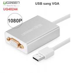 USB 2.0 TO VGA UGREEN 40244 HỖ TRỢ HD1080P
