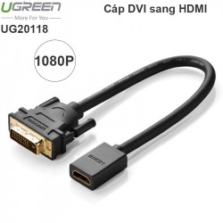 Cáp chuyển đổi HDMI Female to DVI 24+1 Male Ugreen 20118