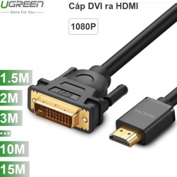  Cáp HDMI, cáp chuyển HDMI sang DVI 24+1 1.5M- 15m Ugreen