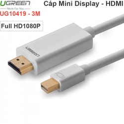Cáp Mini Displayport to HDMI 2- 3M Ugreen