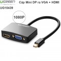 Đầu chuyển đổi Mini DisplayPort sang VGA + HDMI Ugreen 10439