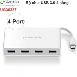 Bộ chia USB TypeC sang 4 cổng USB 3.0 Ugreen
