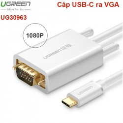 Cáp chuyển USB type-C ra VGA 1.5 mét full HD 1080P UGREEN 30842