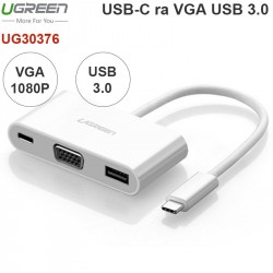 Cáp USB-C to VGA Mutiport Adapter Ugreen 30376