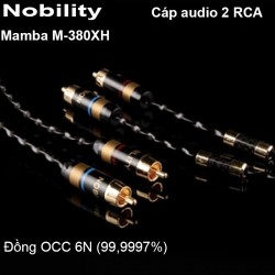 Cáp âm thanh RCA Nobility Mamba M-380XH lõi đồng tinh khiết 6N