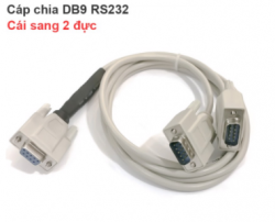 Cáp chia RS232 ra 2 đầu RS232 dây dài 0.3M