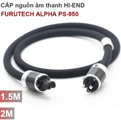 Dây cáp nguồn cho Amplifier 1.5 mét chính hãng Furutech Alpha PS-950 Model FL-50M
