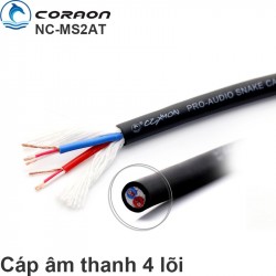 Cáp âm thanh 4 lõi Pro - Audio cable 8mm Coraon NC-MS2AT2