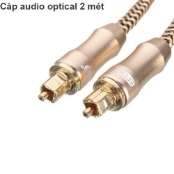 Dây cáp âm thanh audio quang toslink optical 5.1CH mạ vàng 24K ETK 2 mét