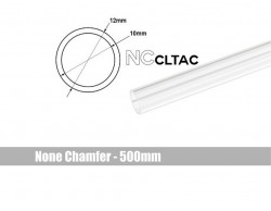 Bitspower None Chamfer Crystal Link Tube, 12mm OD, 500mm