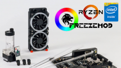 Tản nhiệt nước Custom Freezemod Elite RGB kit ( Intel LGA 115x - 20xx l AMD AM4 )