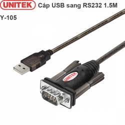 Dây chuyển đổi USB to RS232 Unitek Y-105