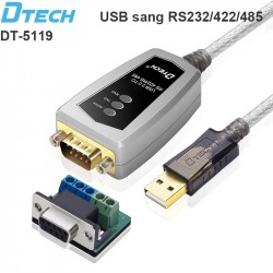 CÁP USB2.0 TO RS485/422 DTECH DT-5119 0.5 MÉT