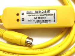 Cáp lập trình Delta PLC USB ACAB230 USB to RS232 Adapter for DVP ES/EX/EH