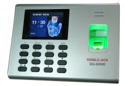 Máy chấm công vân tay thẻ cảm ứng Ronald Jack DG600BID