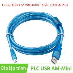 Cáp lập trình PLC màn hình cảm ứng Mitsubishi USB-FX3G / FX3A / FX3GA