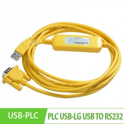 Cáp lập trình PLC USB-LG USB to RS232