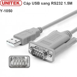 Dây chuyển đổi USB to RS232 Unitek Y-1050