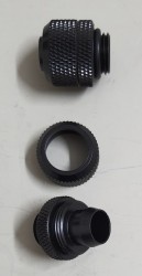 Fitting ống mềm đen