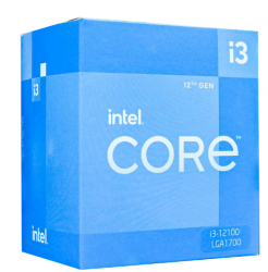 CPU Intel Core i3-12100 (3.3GHz turbo up to 4.3GHz, 4 nhân 8 luồng, 12MB Cache, 58W)- Socket Intel LGA 1700)