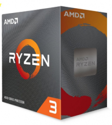 CPU AMD Ryzen 3 4100 3.8 GHz (4.0 GHz with boost) / 6MB cache / 4 cores 8 threads / socket AM4 / 65 W)