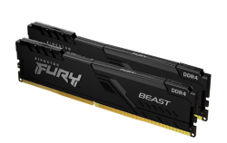 RAM DESKTOP KINGSTON FURY BEAST (KF436C18BBK2/32) 32GB (2X16GB) DDR4 3600MHZ